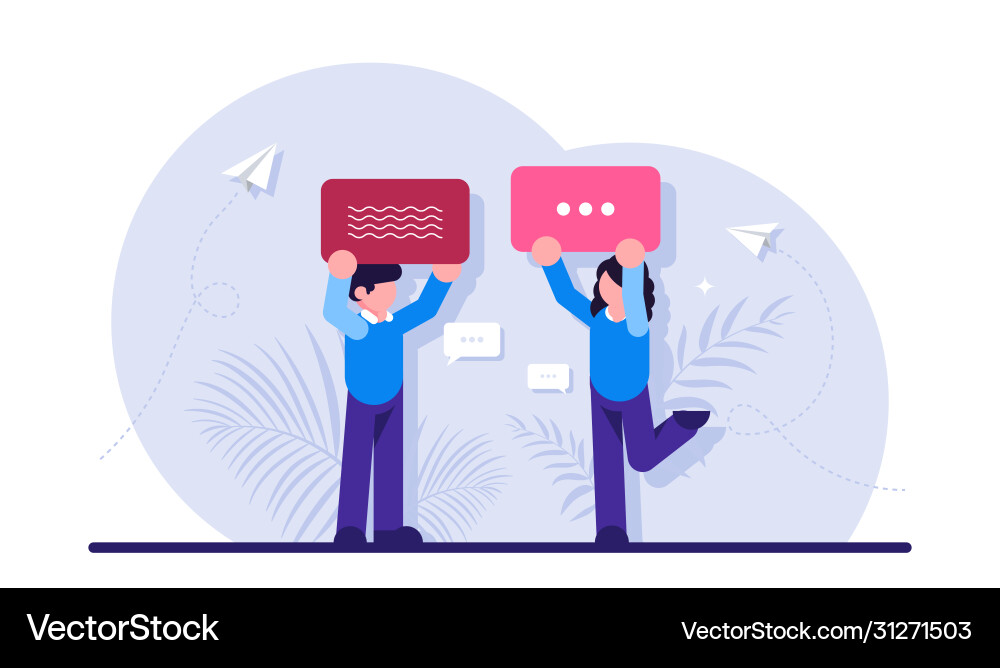 Concept internet communication instant Concept internet communication instant vector image