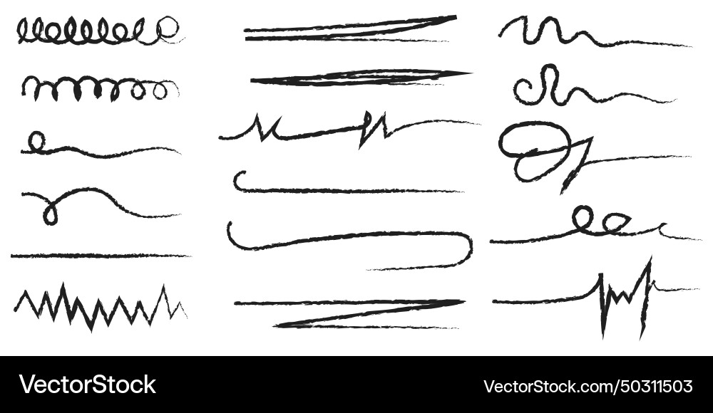 Elements for note-taking highlighting Elements for note-taking highlighting vector image