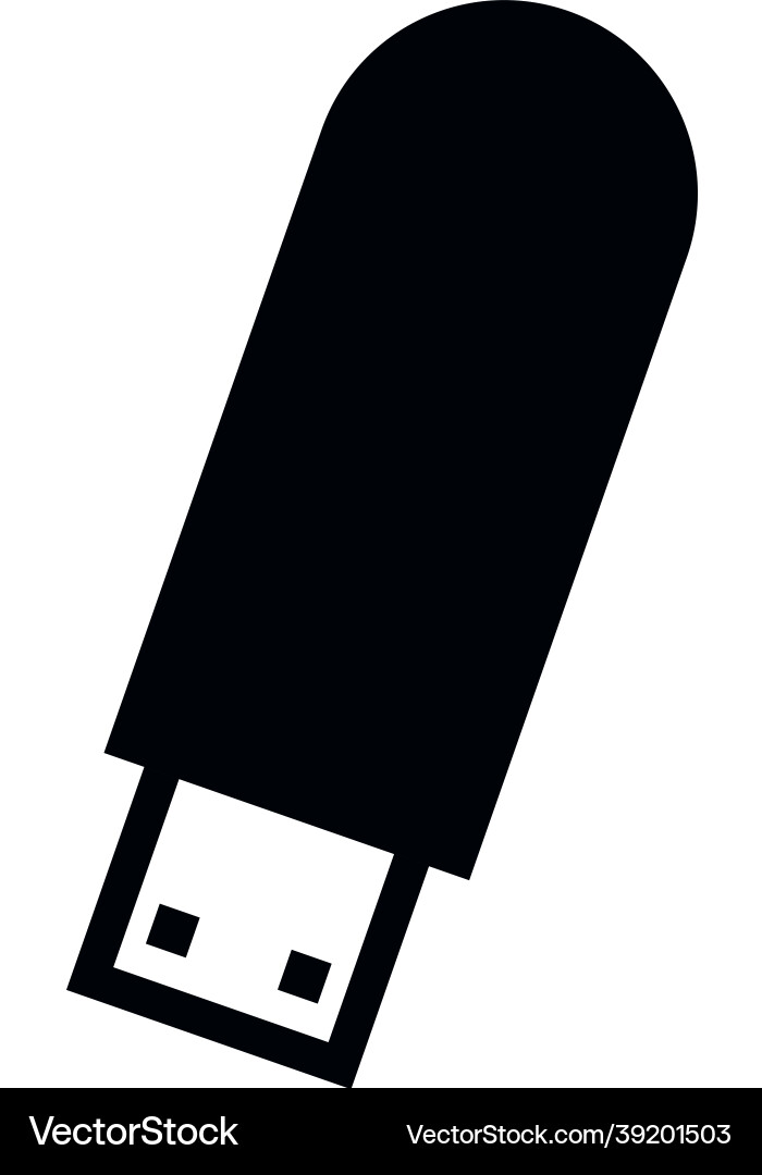 Flashdisk icon design template Vector Image