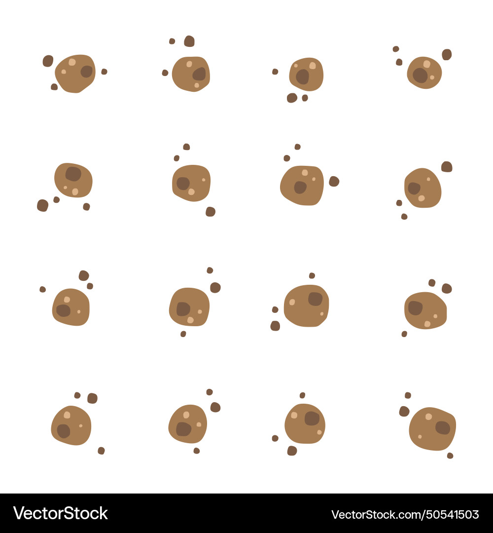 Set of round blob isolated for decoration Set of round blob isolated for decoration vector image