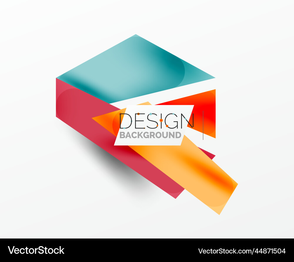Background color abstract overlapping lines Vector Image