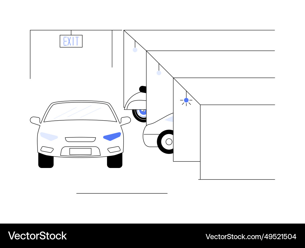 Bay indicator abstract concept Bay indicator abstract concept vector image