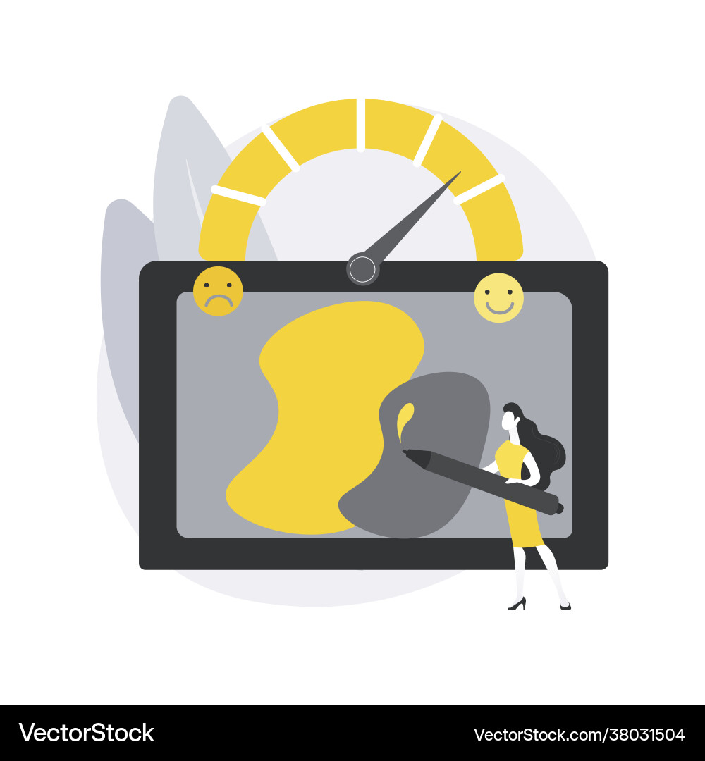 Emotional design abstract concept Vector Image