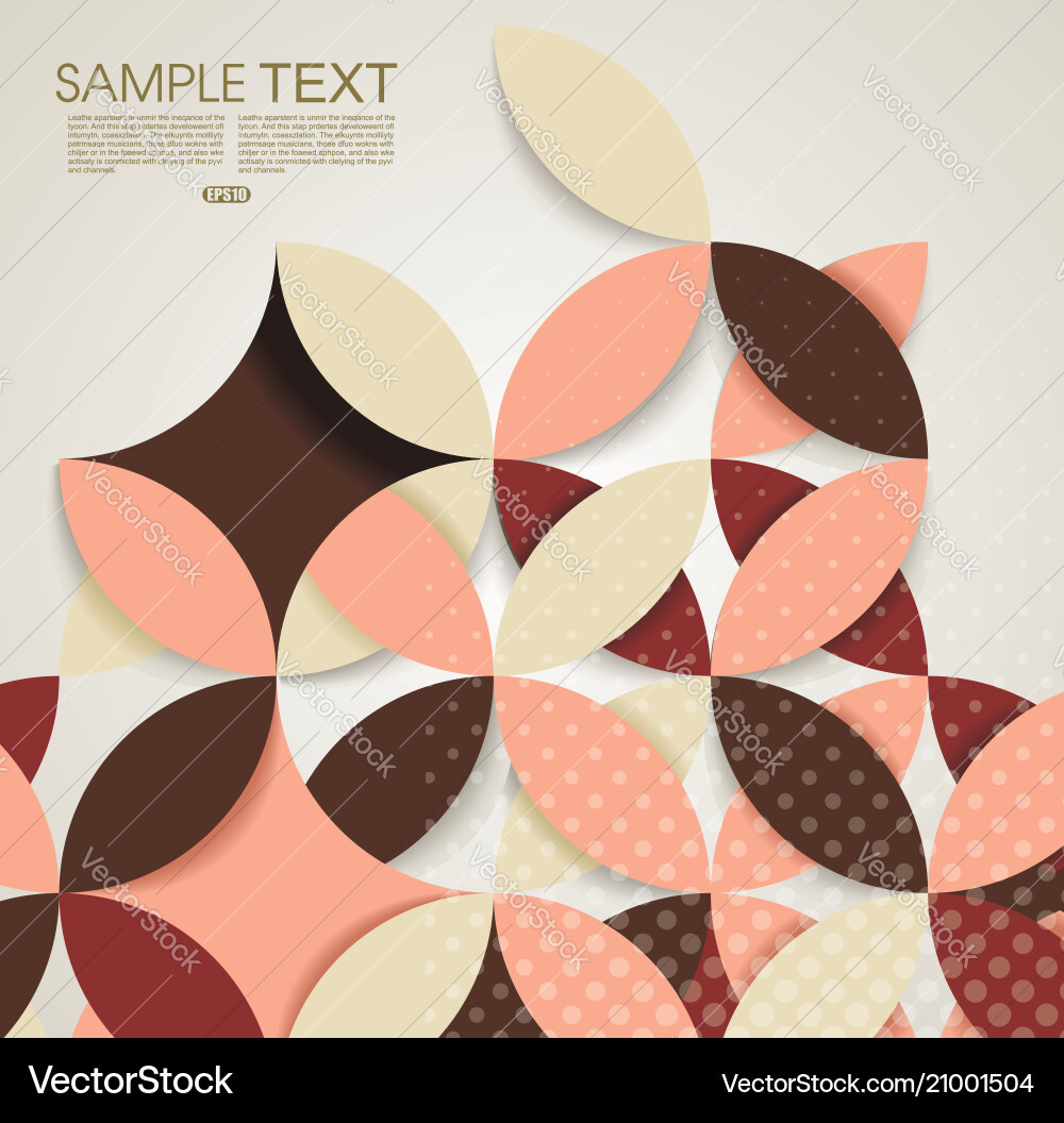 Geometric Pattern Background vector image