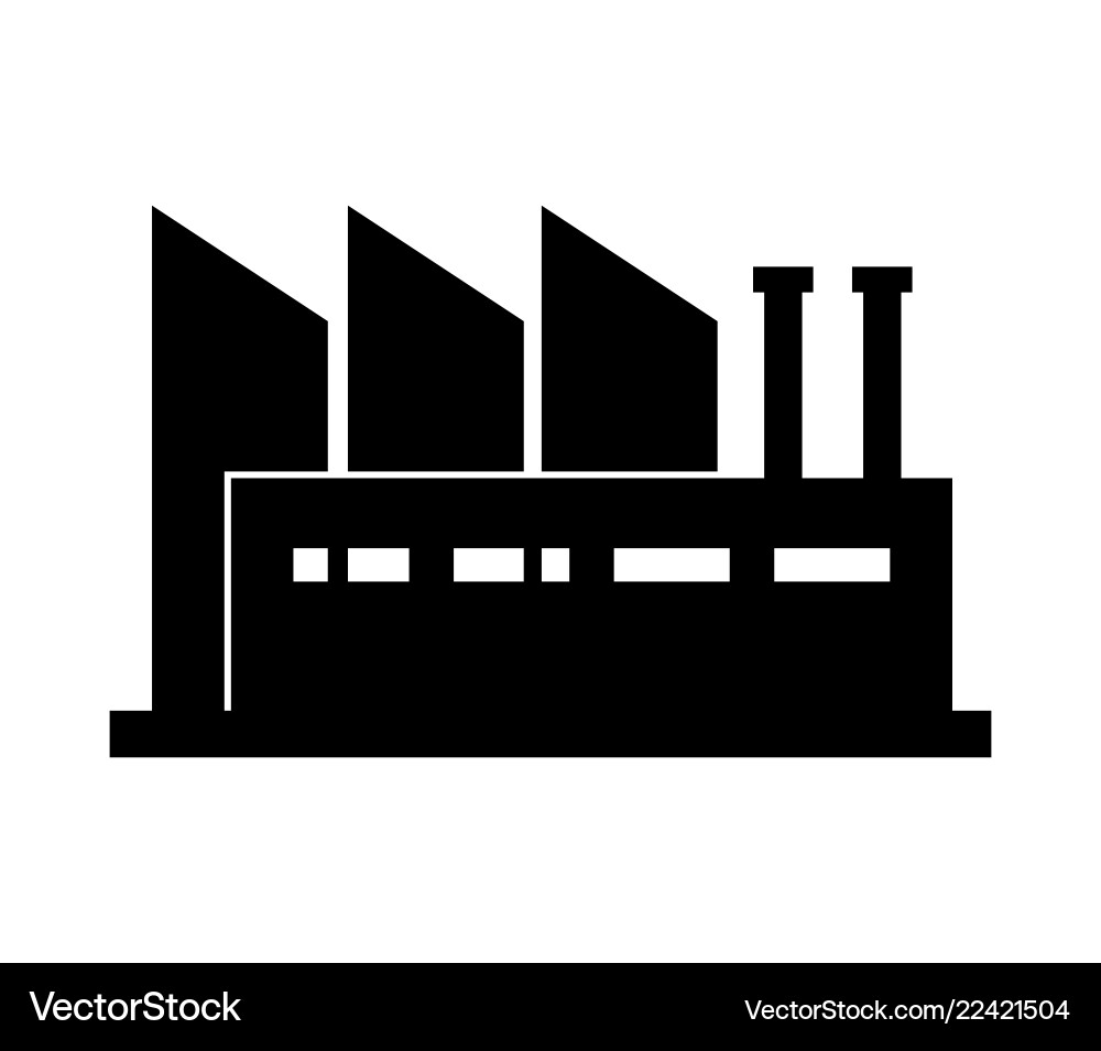 Industry icon (22421504) – Royalty-Free Vector | VectorStock, image size:1000x955