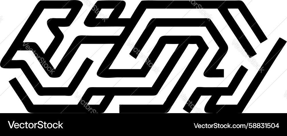 Intricate abstract maze circuit board pattern Vector Image
