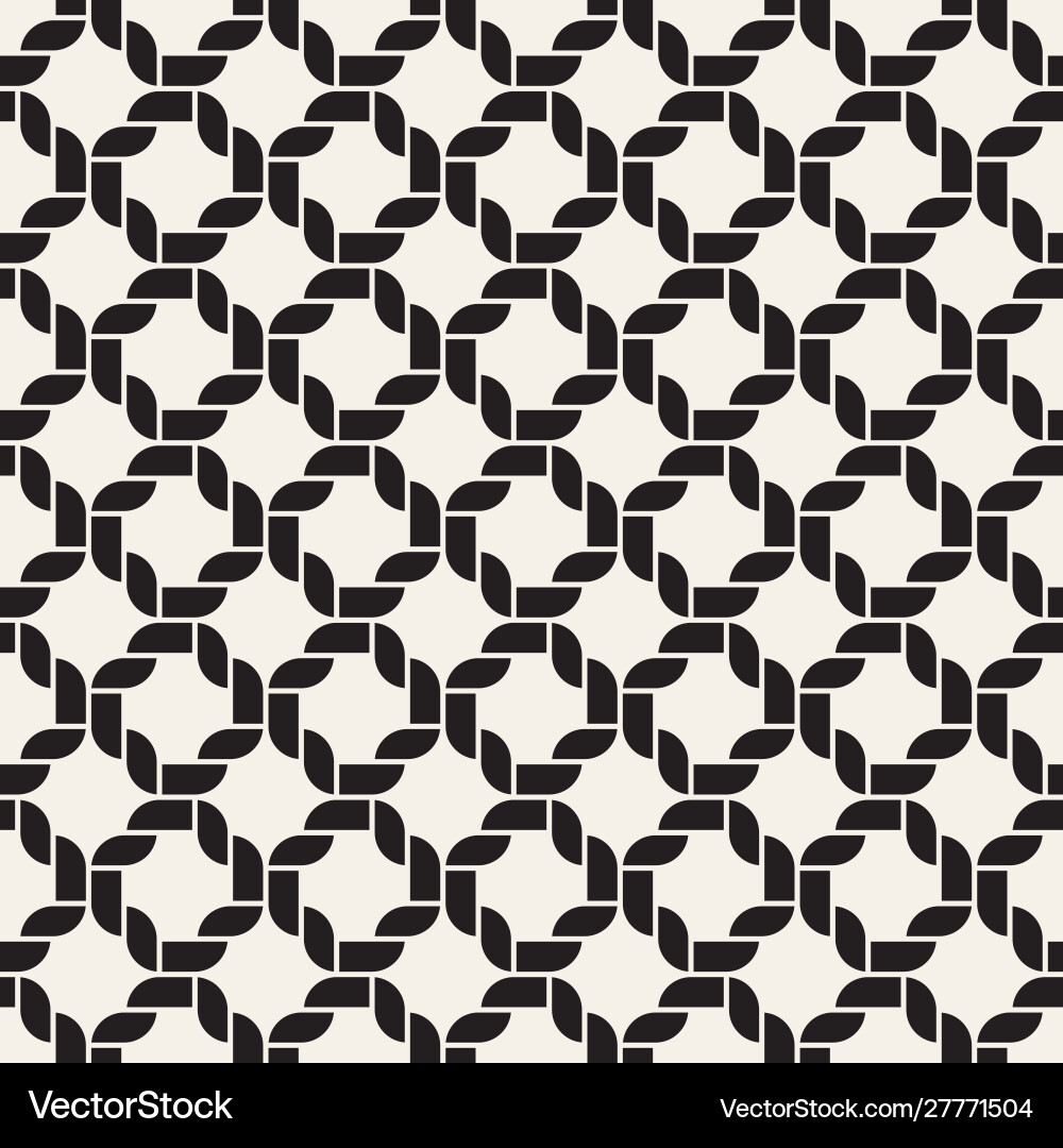 Intricate Interwoven Pattern Vector Image