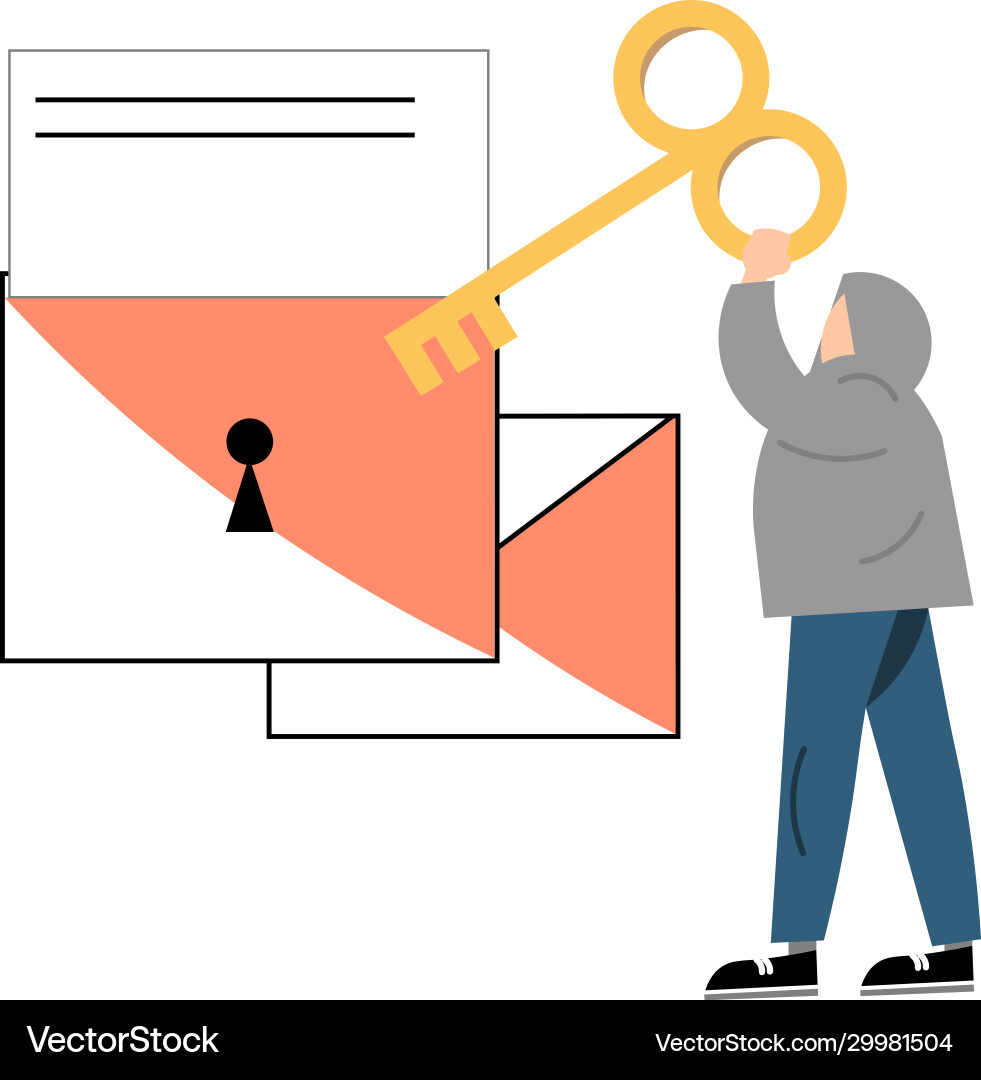 Man criminal stealing data and information from Man criminal stealing data and information from vector image