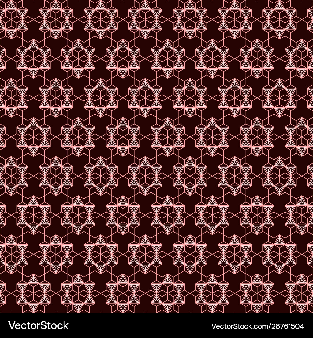Polygon line and seamless background vector image