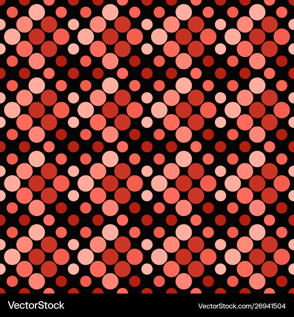 Red seamless dot pattern background - abstract Red seamless dot pattern background - abstract Vector Image