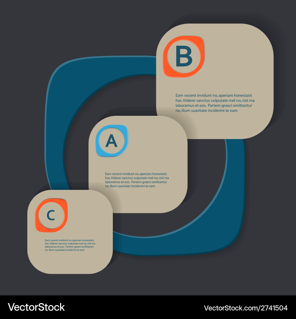 Simple with three-dimensional figures eps Vector Image