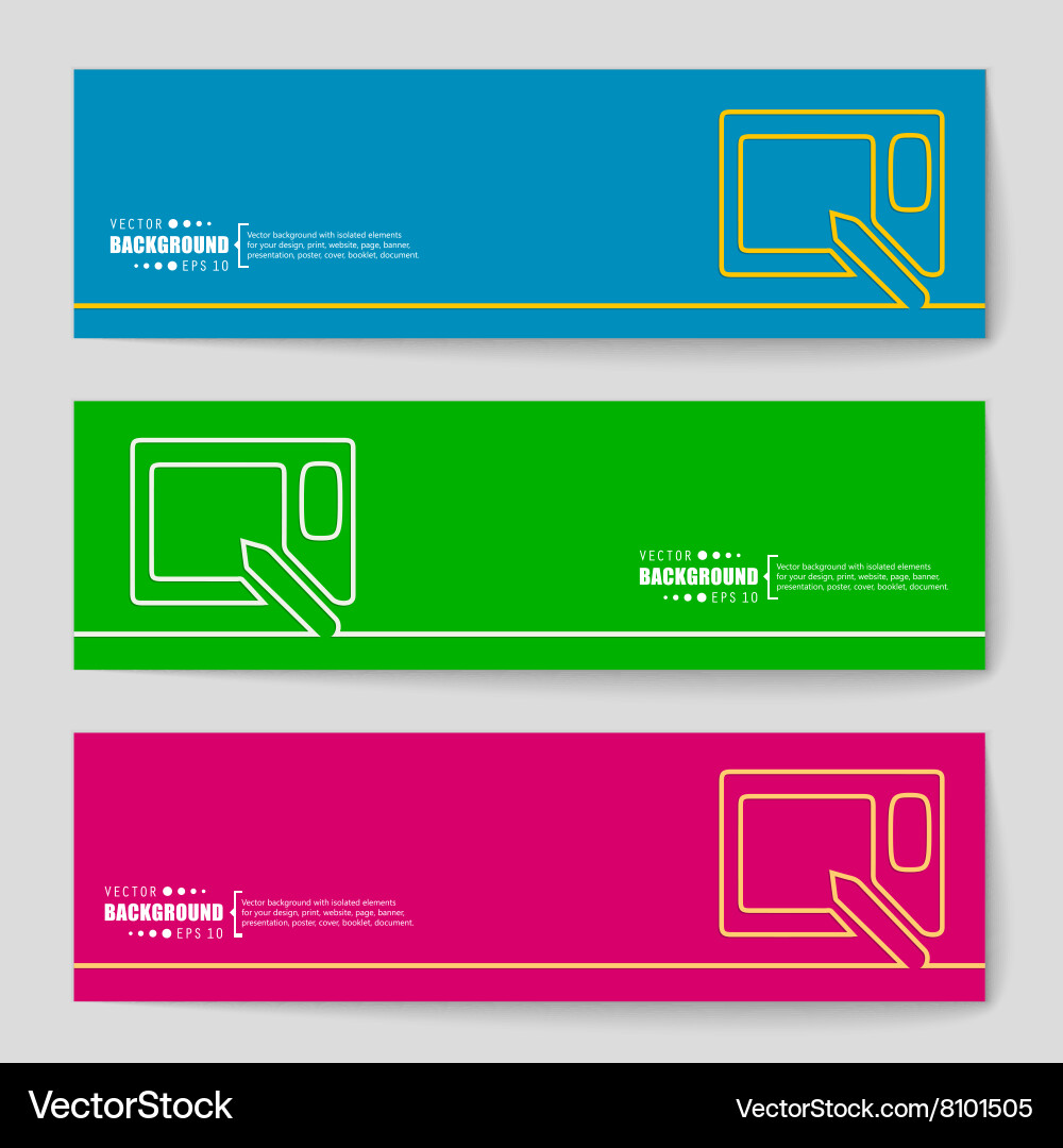 Abstract creative concept background vector image