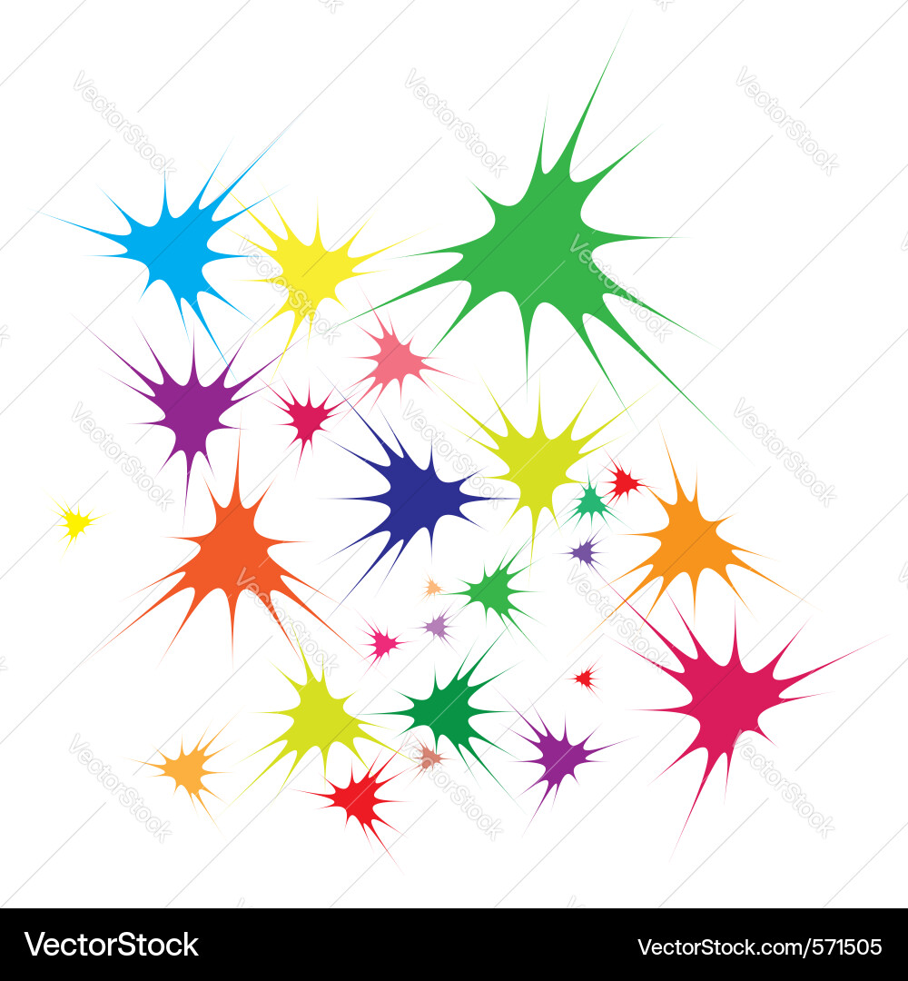 Abstract splatter background vector image