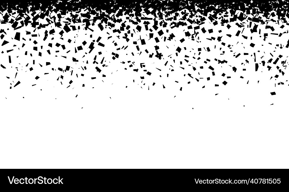 Black Shatter Particle Background vector image