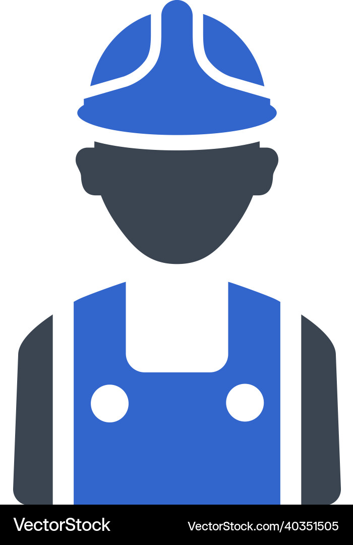Constructor worker icon Vector Image