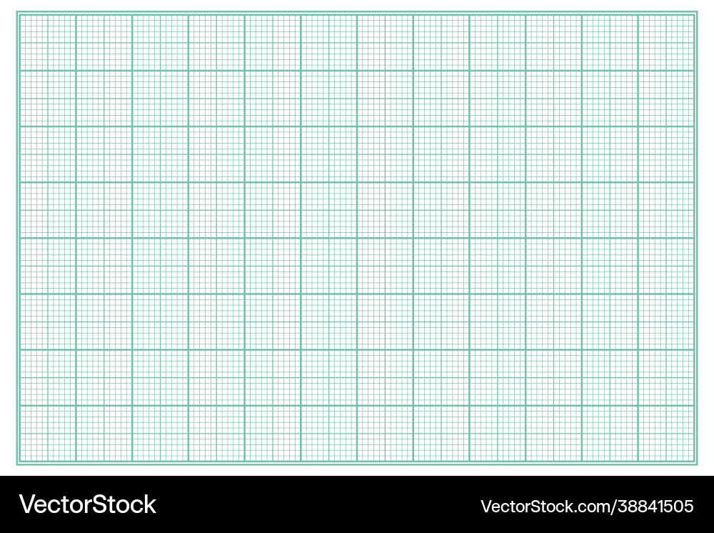 Millimeter graph paper grid abstract squared vector image