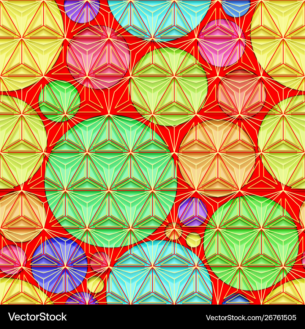 Polygon line and seamless background Polygon line and seamless background vector image