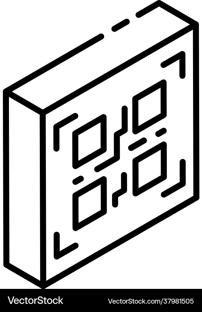Qr code vector image