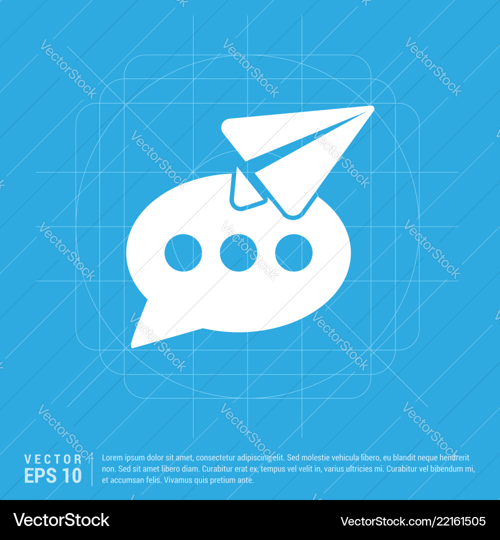 Send message icon Vector Image