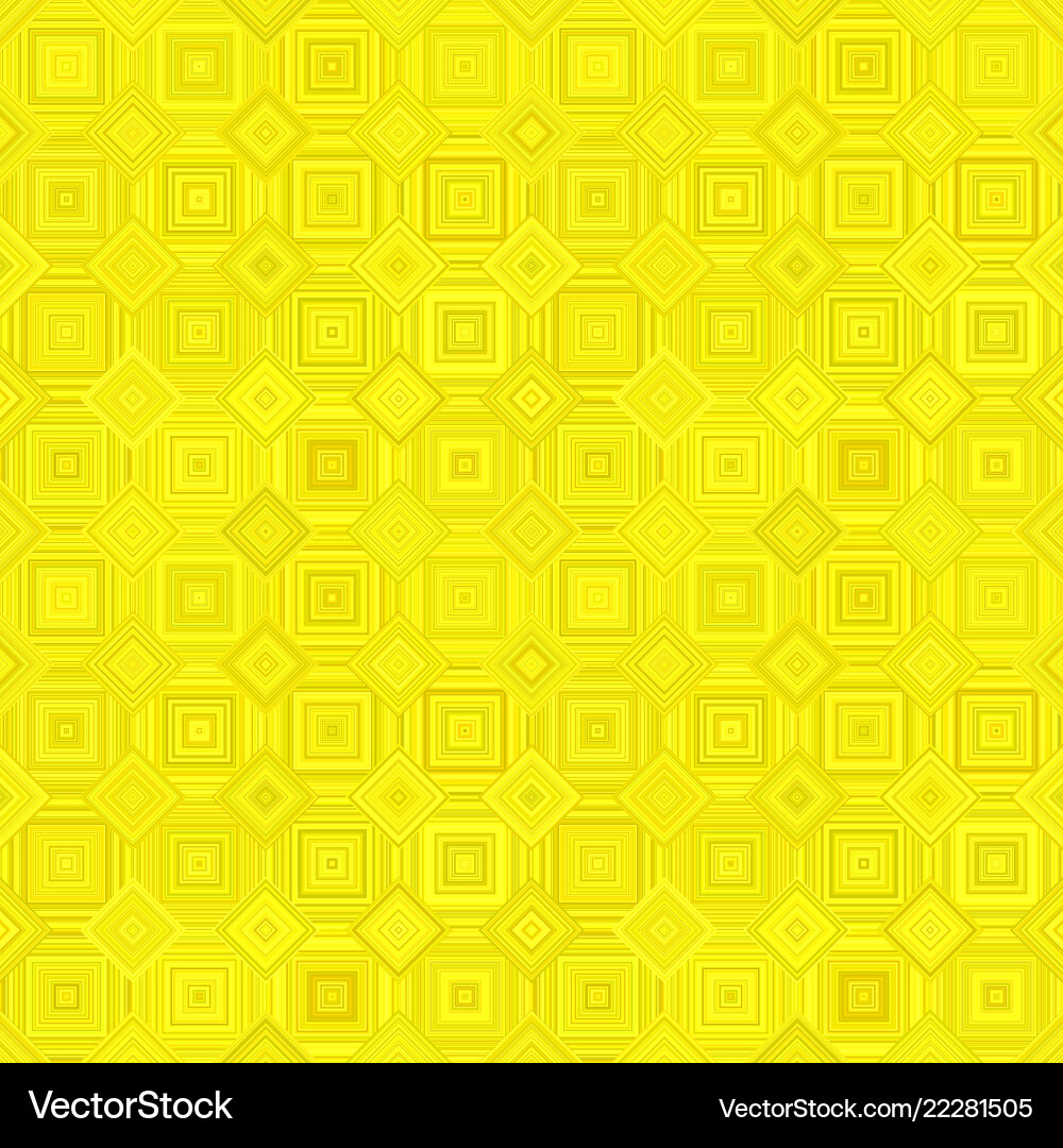 Yellow seamless diagonal square pattern - tile Yellow seamless diagonal square pattern - tile Vector Image