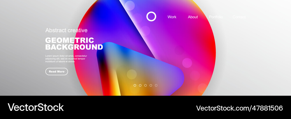 Abstract background for your landing page design Abstract background for your landing page design Vector Image