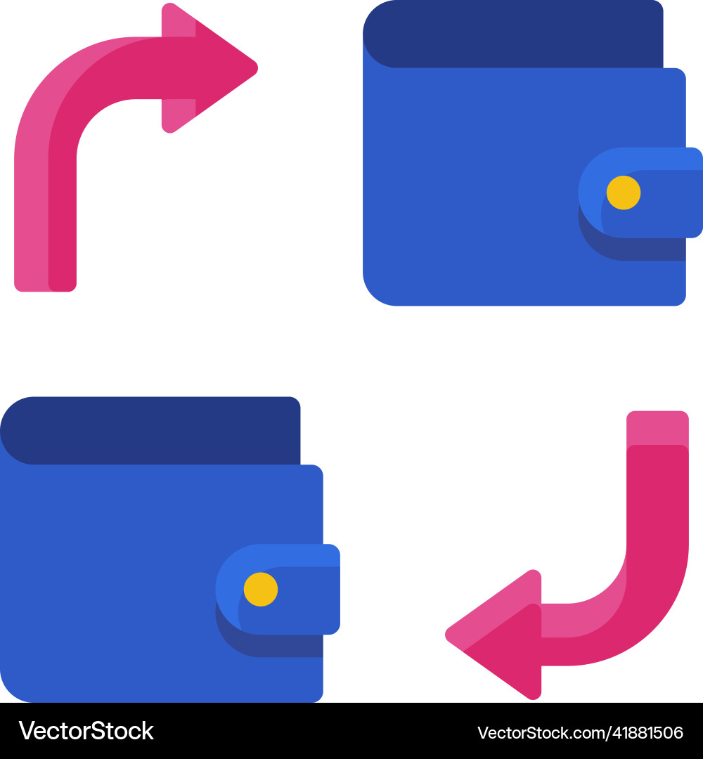 Crypto Transfer Icon – Royalty-Free Vector | VectorStock