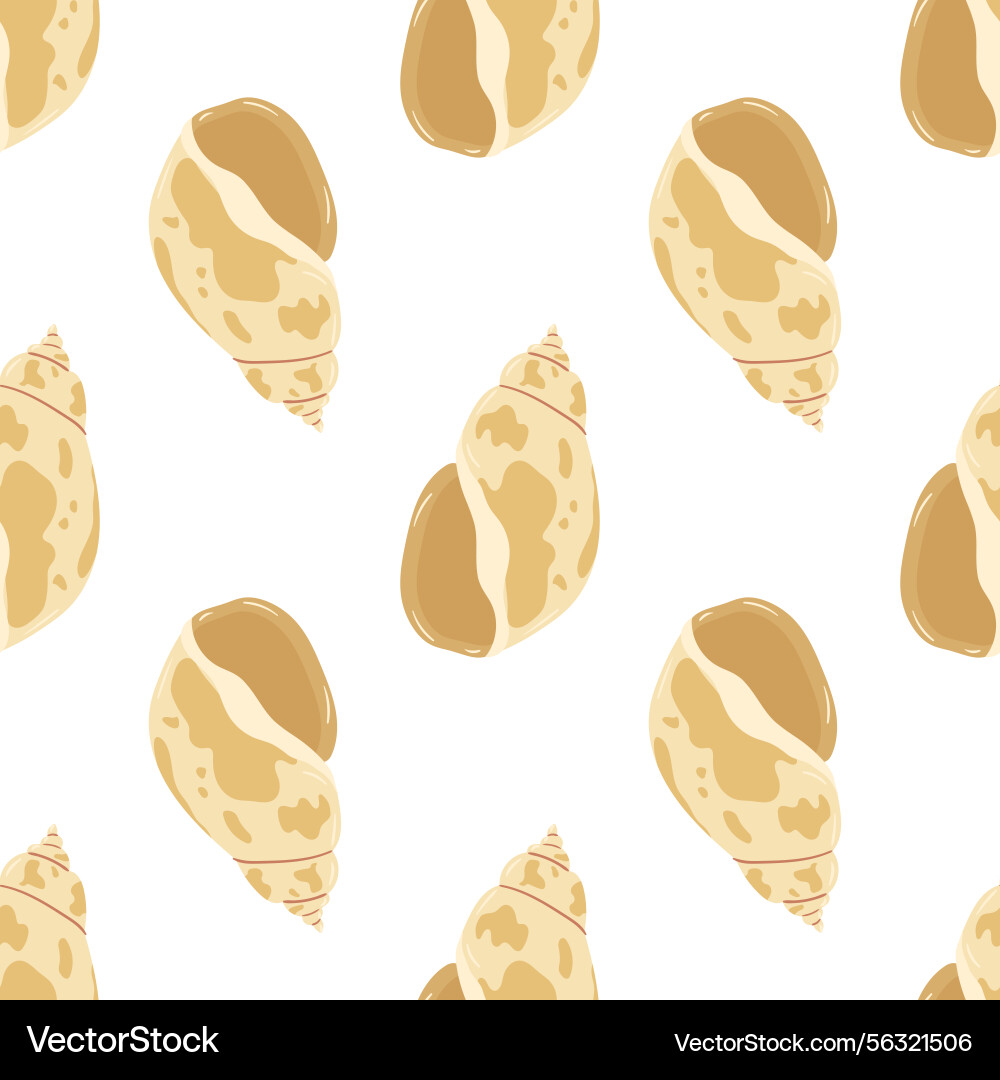 Detailed pattern of shells on a light background Detailed pattern of shells on a light background Vector Image