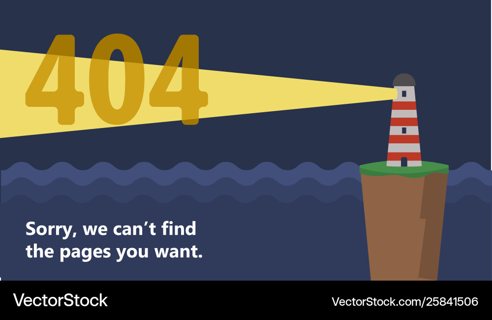 Error 404 page internet problem or web Error 404 page internet problem or web vector image