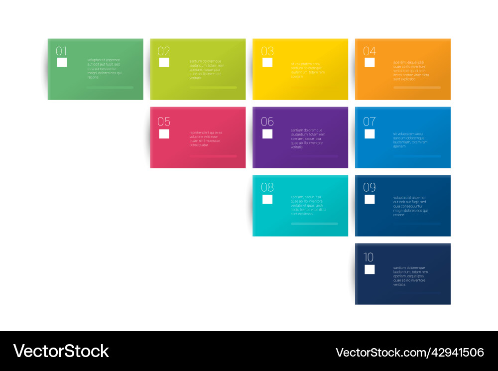 Table layout template schedule spreadsheet vector image
