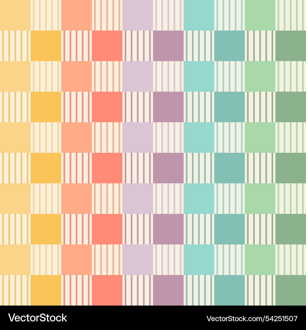 Checkerboard with squares and small vertical lines Checkerboard with squares and small vertical lines vector image