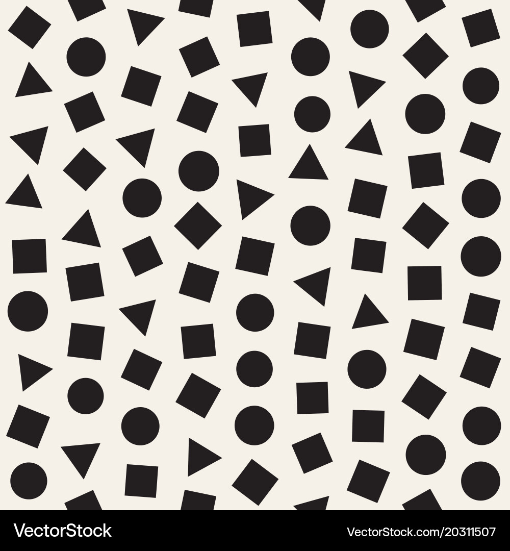 Seamless chaotic patterns randomly scattered Vector Image
