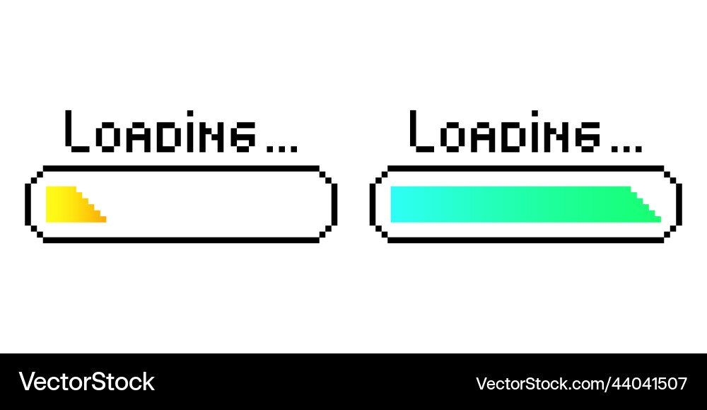 Set loading scale game element interface gui Set loading scale game element interface gui vector image