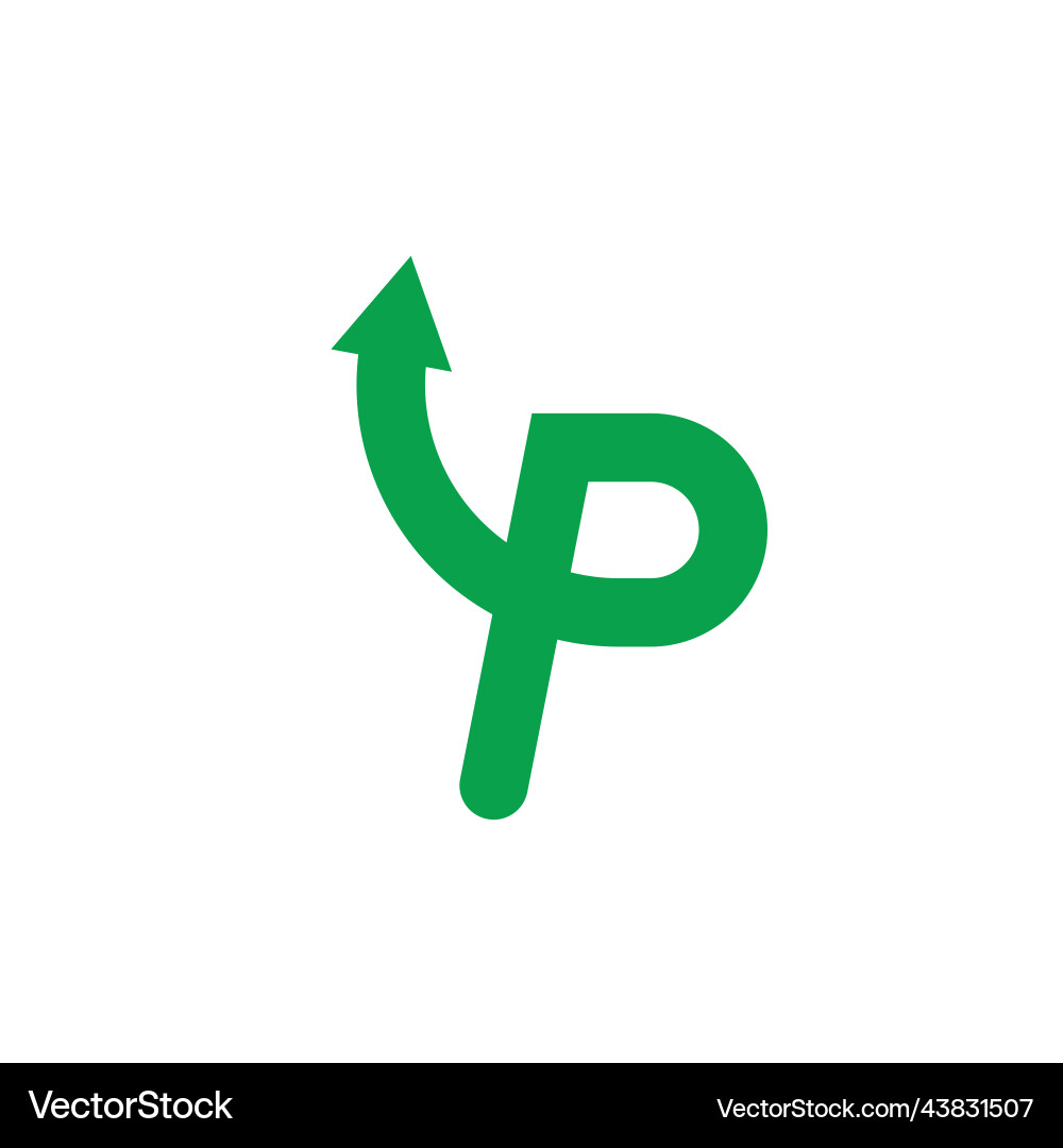 Up text icon concept design template Vector Image