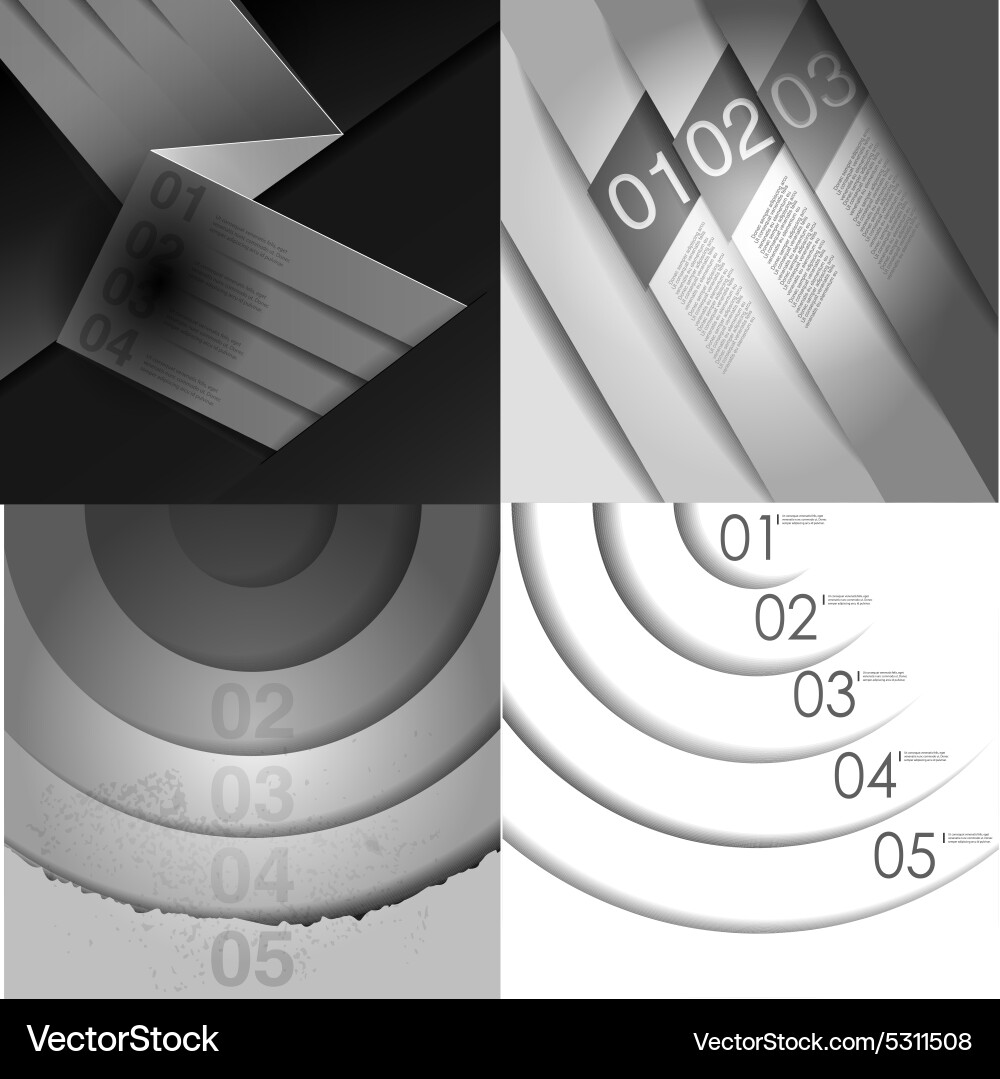 Abstract line background design template vector image