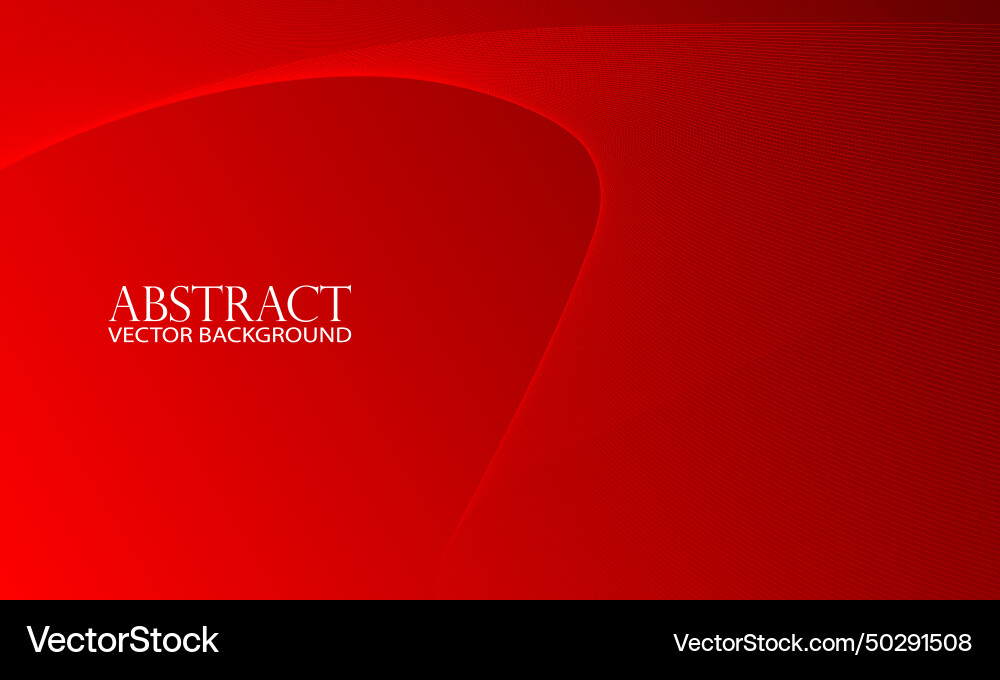 Abstract red background with copy space vector image