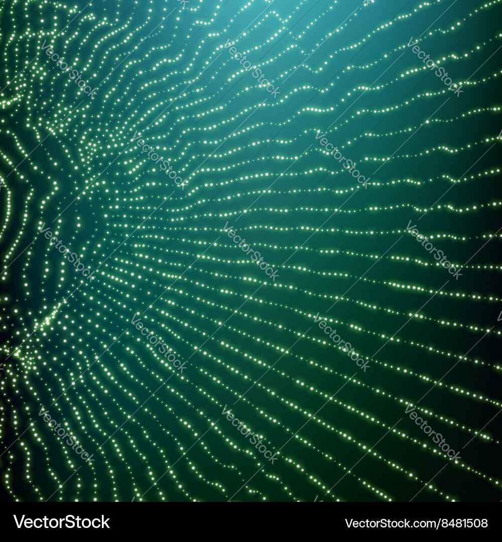 Cyberspace Grid Background Vector Image