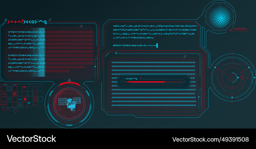 Design elements for infographic of sci-fi Design elements for infographic of sci-fi vector image