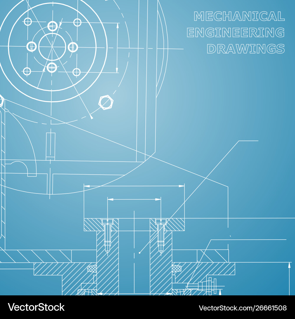 Mechanics technical design engineering style Vector Image