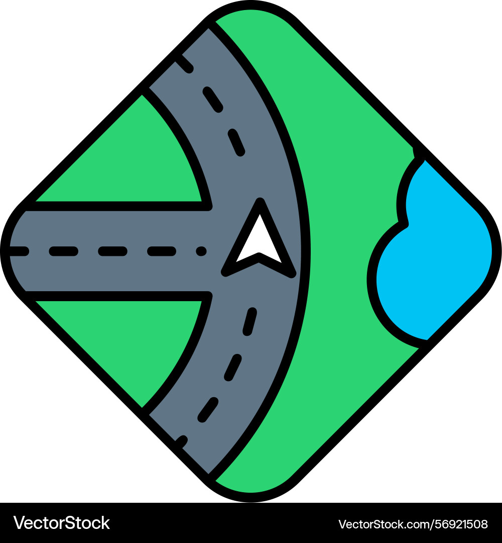 Navigation icon design Vector Image