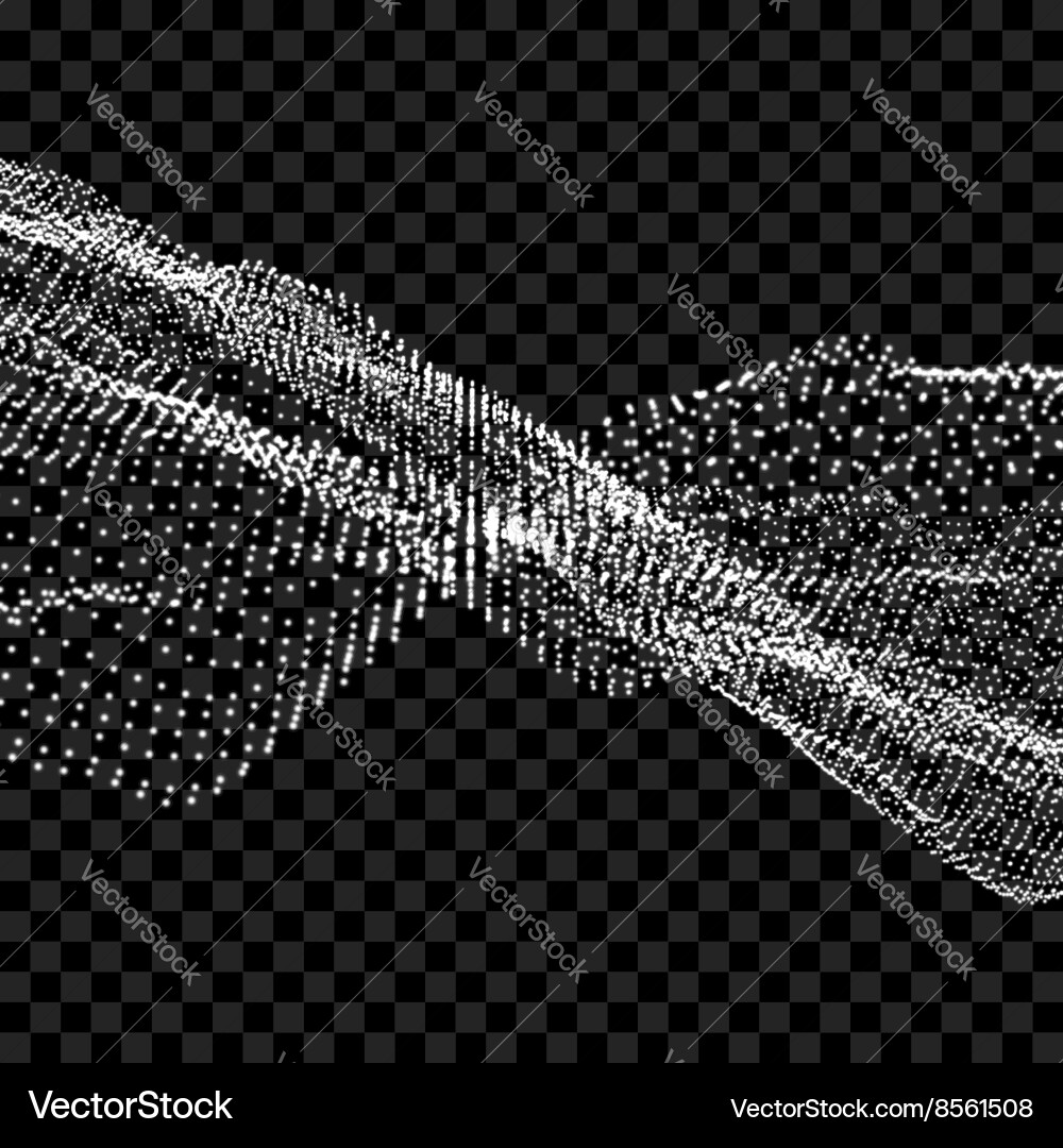 Point flow design template abstract Vector Image