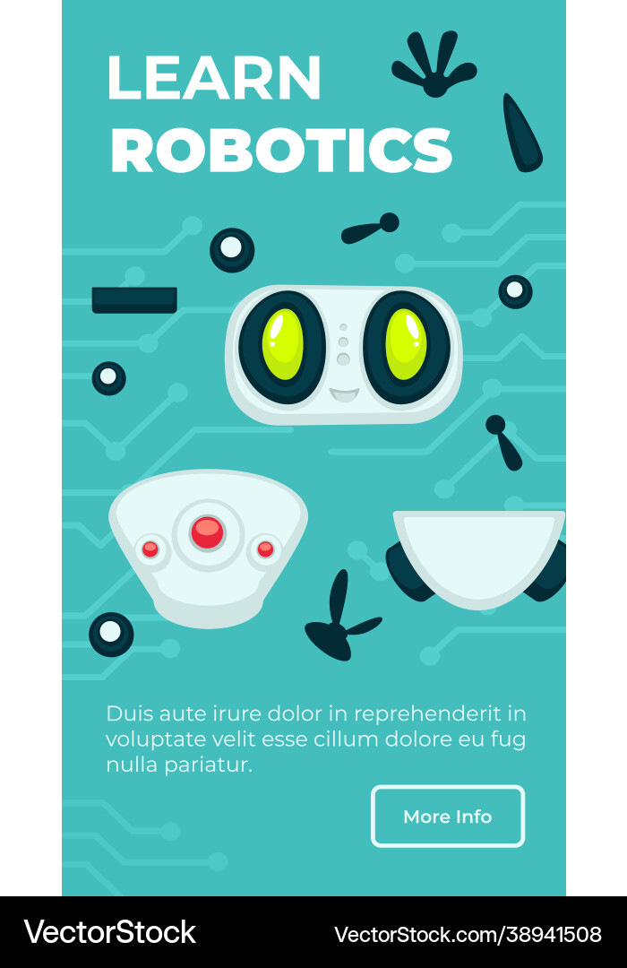 Robotics Education & Programming Vector Image