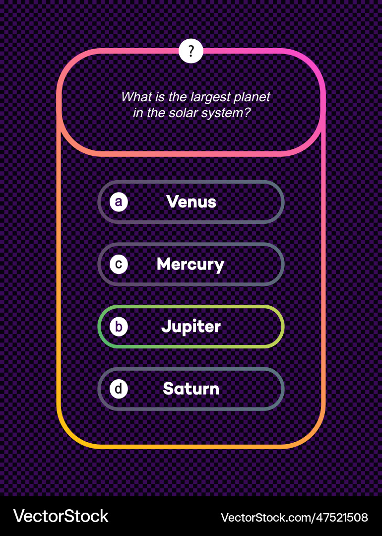 Template question and answers neon style Template question and answers neon style Vector Image