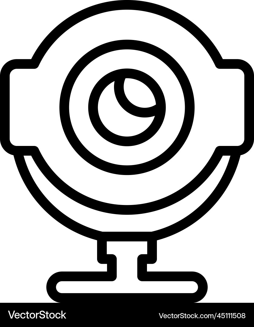 Web camera icon Vector Image