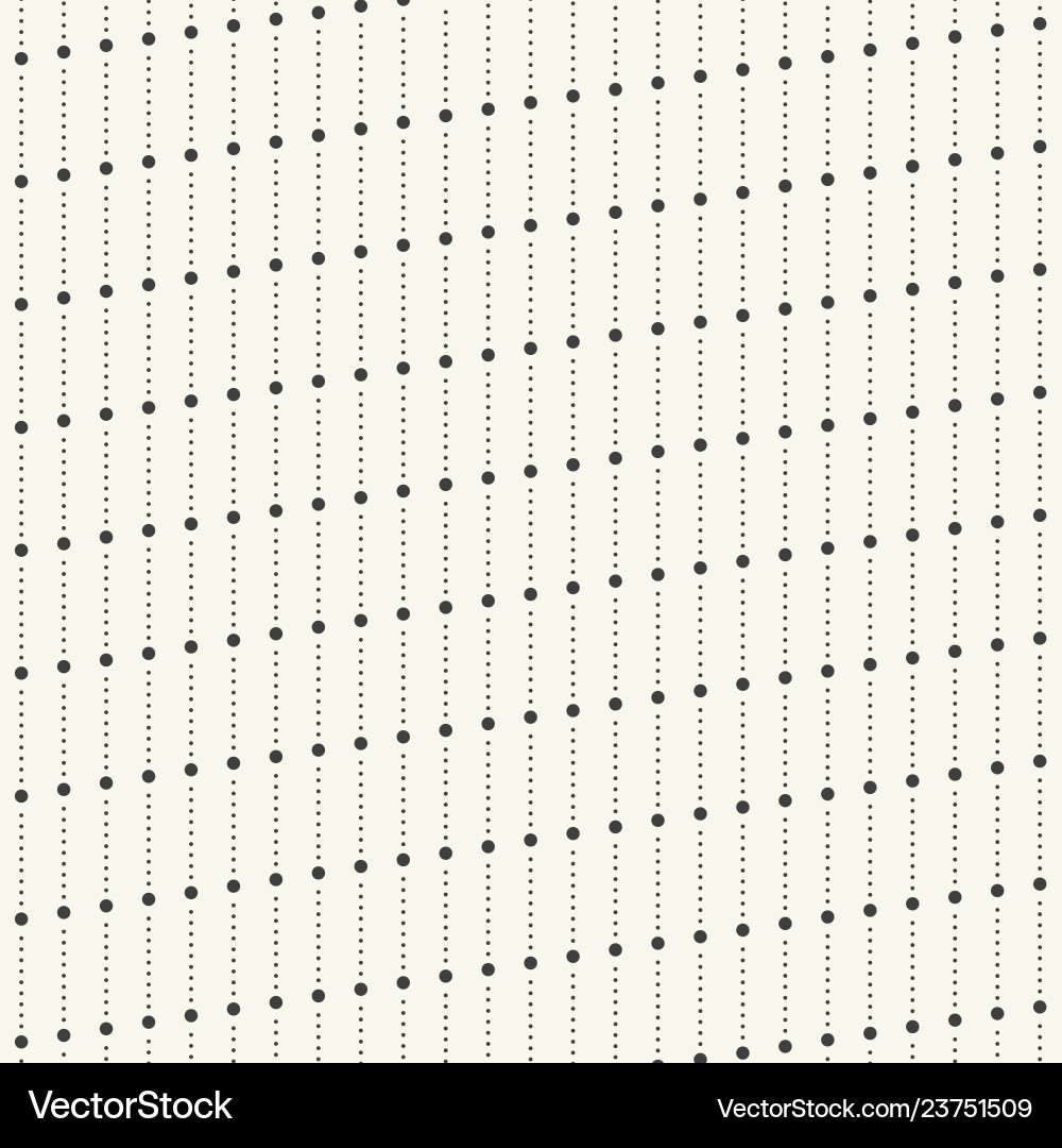 Abstract Dot Pattern - Straight Lines Vector Image