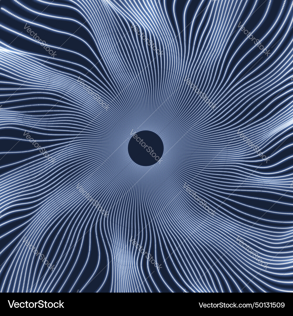 Array with dynamic particles 3d technology style Array with dynamic particles 3d technology style vector image