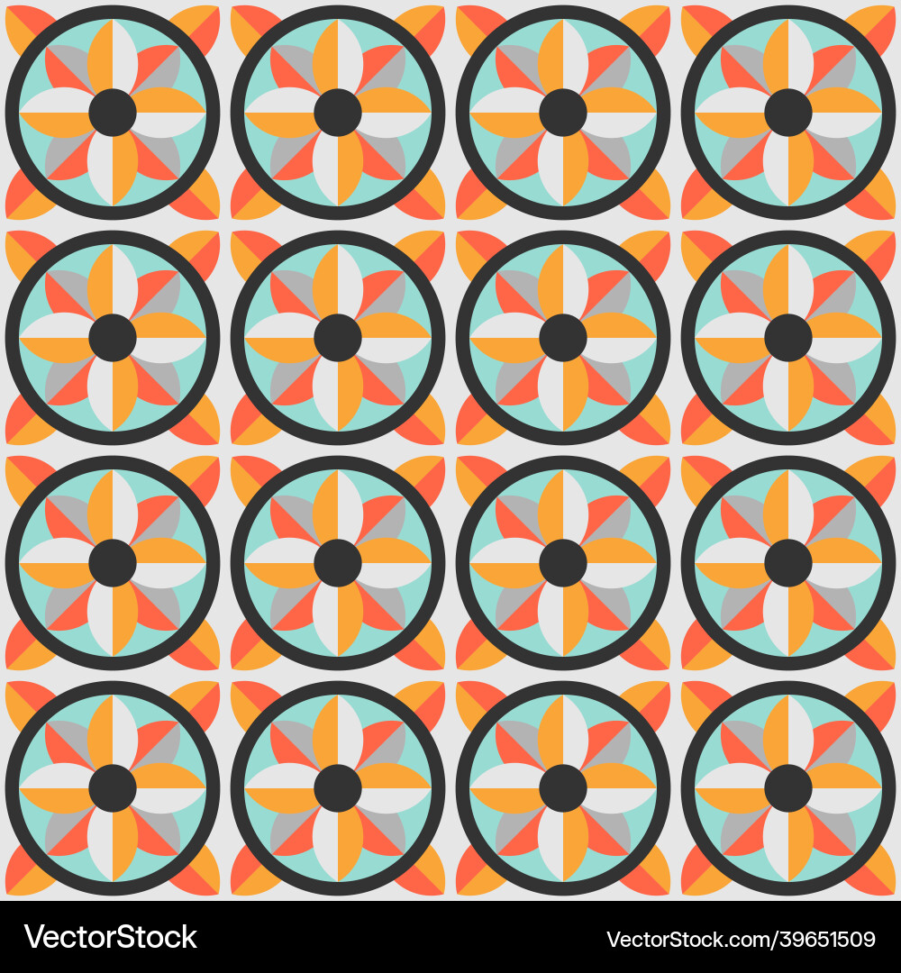 Ceramic tile abstract pattern geometric simple Ceramic tile abstract pattern geometric simple vector image