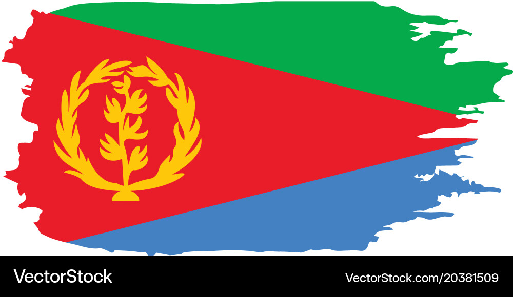 Eritrea flag vector image