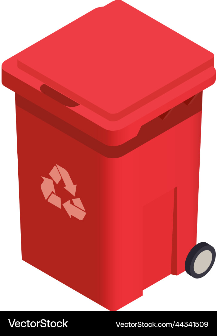 Garbage bin icon Garbage bin icon vector image