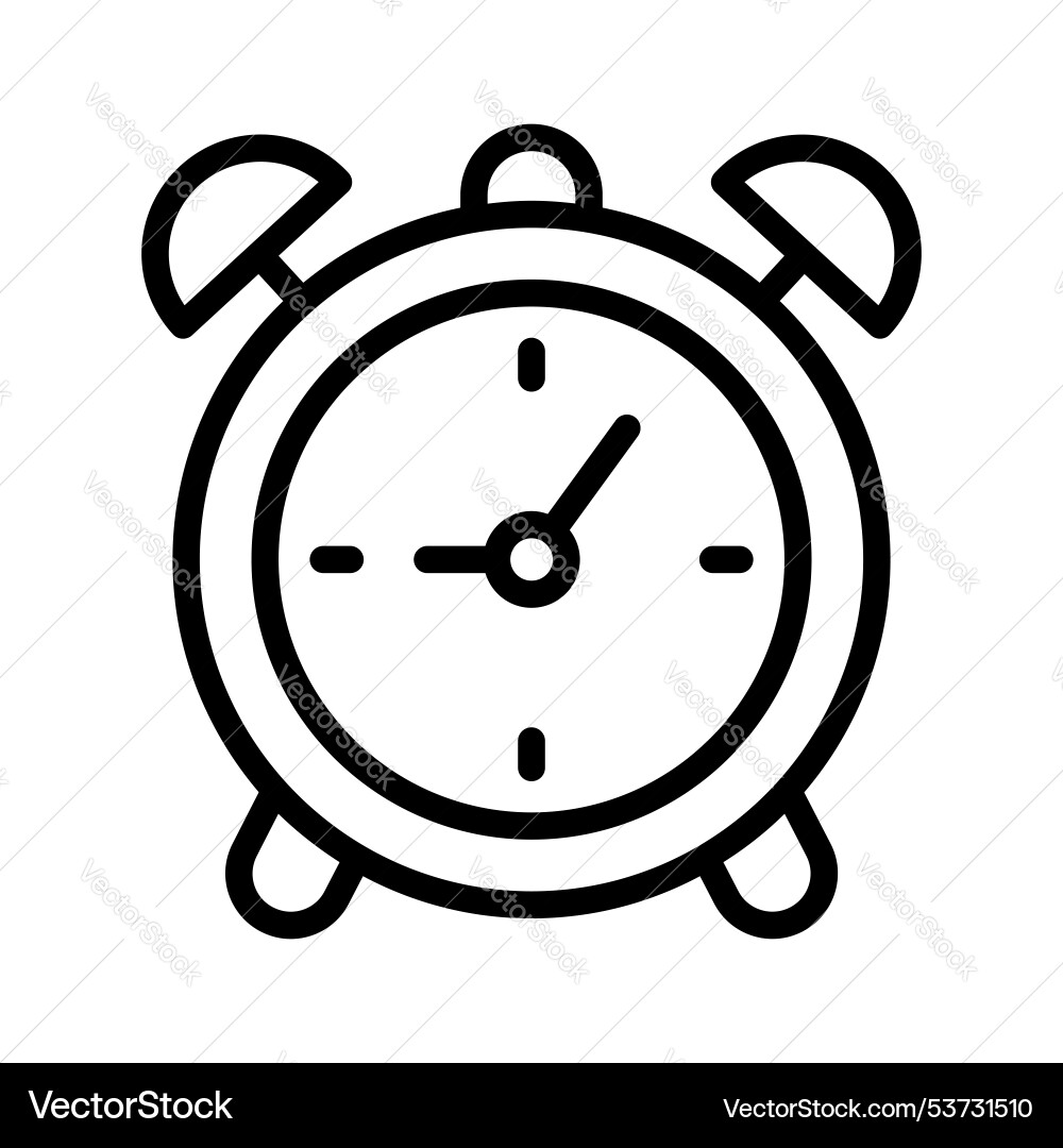 Alarm clock Vector Image