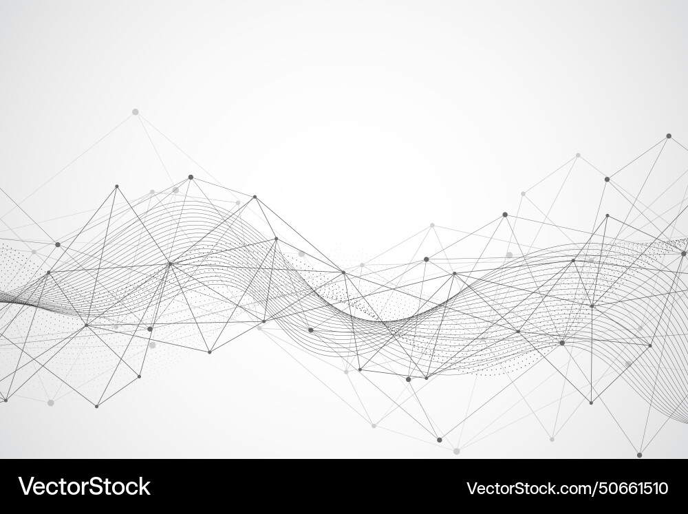 Big data visualization abstract technology Big data visualization abstract technology Vector Image